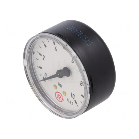 Manometru 0-10 bar 63mm Lichide Neagresive și Gaze Inerte | Electronic-mag.ro | Componente Electronice