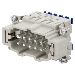 Conector HDC Han ES Press PIN 10 | Electronic-mag.ro | Componente Electronice