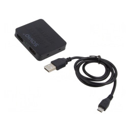 Splitter HDMI negru HDCP 1.3/HDMI 1.4 | Electronic-mag.ro | Componente Electronice