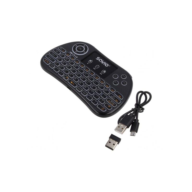 Tastatură Wireless USB A Neagră 300mAh 10m | Electronic-mag.ro | Componente Electronice