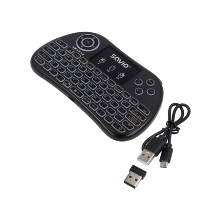 Tastatură Wireless USB A Neagră 300mAh 10m | Electronic-mag.ro | Componente Electronice