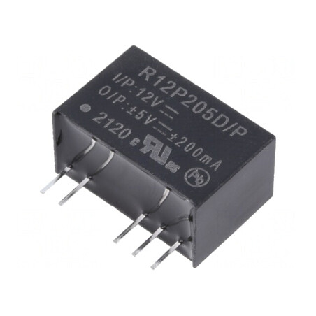 Convertor DC/DC 2W 10,8-13,2V la 5V și -5V | Electronic-mag.ro | Componente Electronice