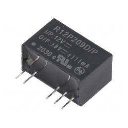Convertor DC/DC 2W 12V la 9V și -9V | Electronic-mag.ro | Componente Electronice