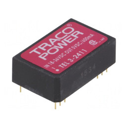 Convertor DC/DC 3W 18-36V la 5V 600mA TEL 3-2411 | Electronic-mag.ro | Componente Electronice