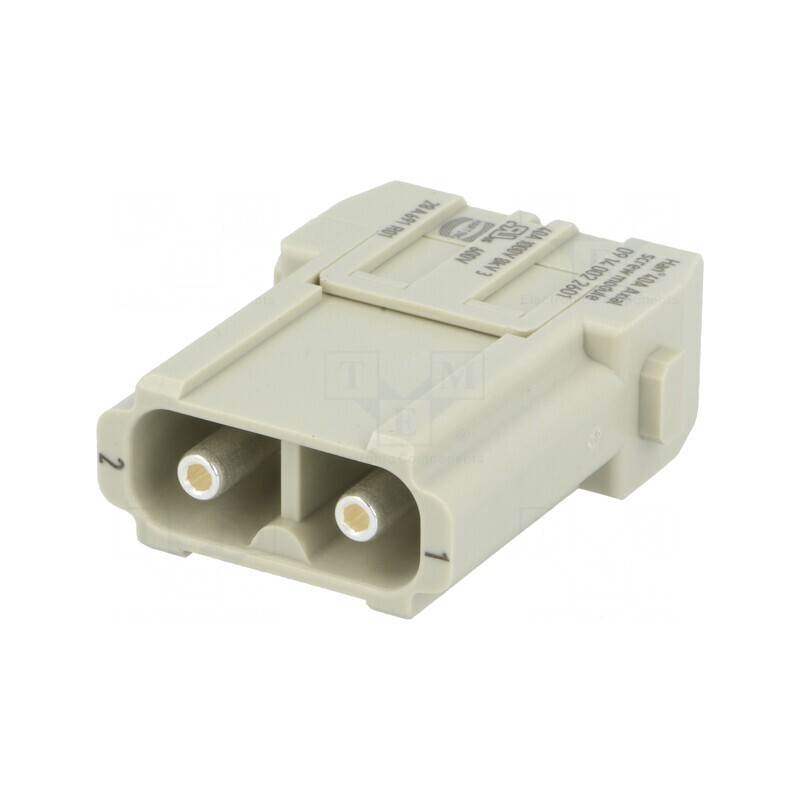 Conector HDC Modul Tată Han-Modular PIN 2 Terminal Șurub | Electronic-mag.ro | Componente Electronice