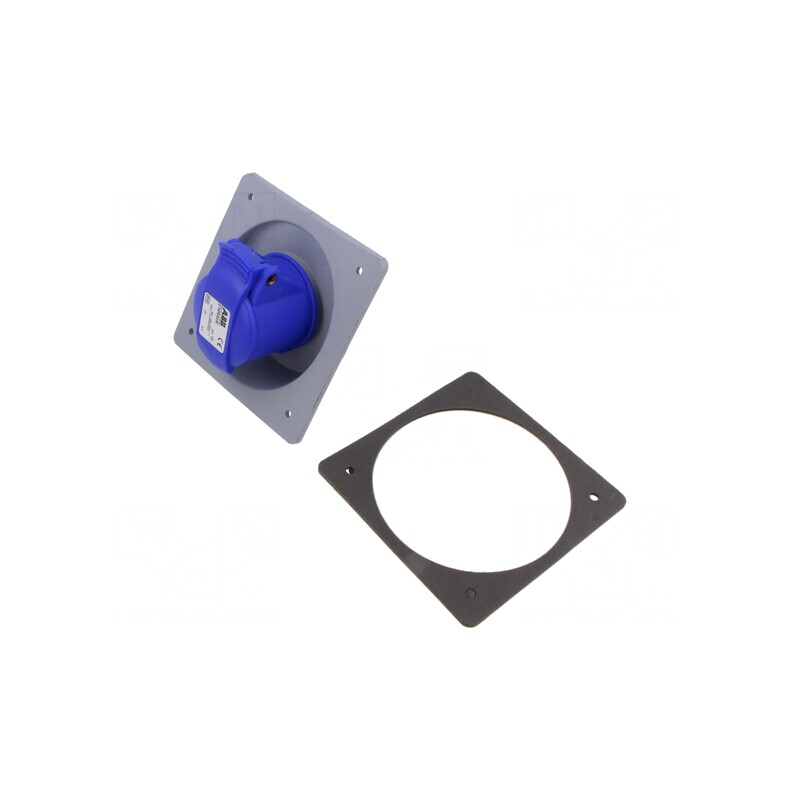 Conector alimentare trifazat IP44 16A mamă drept | Electronic-mag.ro | Componente Electronice
