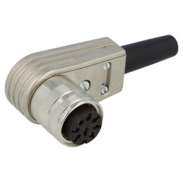 Conector M16 Mufă Mamă 8 PIN 5A 100V IP40 | Electronic-mag.ro | Componente Electronice
