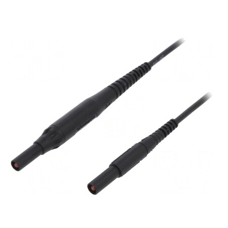 Cablu de măsurare 8A mufă banană 4 mm ambele părți | Electronic-mag.ro | Componente Electronice