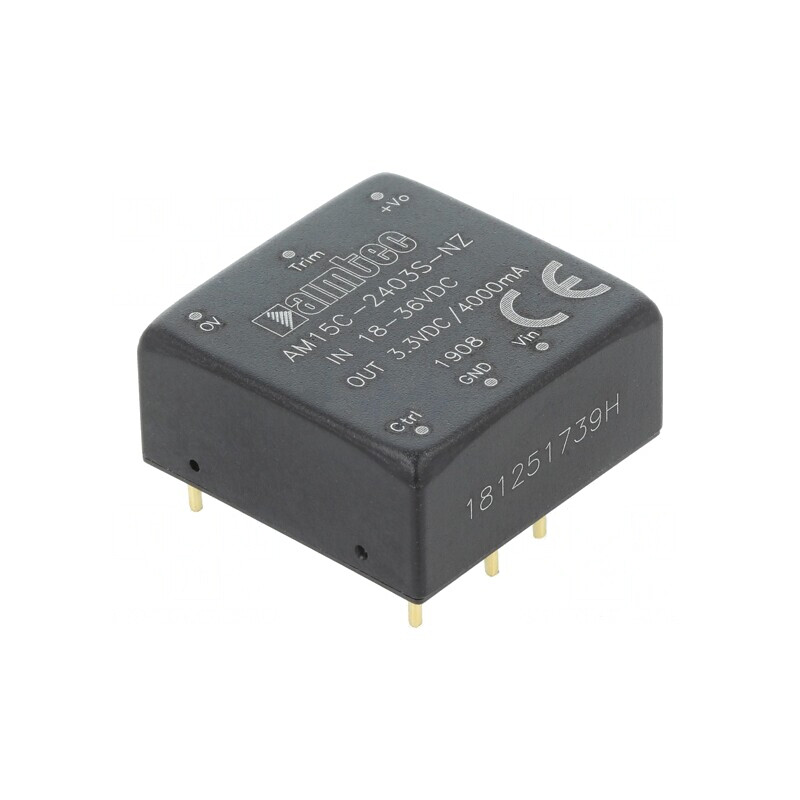 Convertor DC/DC 15W 18-36V la 3.3V 4A 1x1 | Electronic-mag.ro | Componente Electronice Convertor DC/DC 15W 18-36V la 3.3V 4A 1x1 | Electronic-mag.ro | Componente Electronice