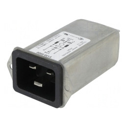 Conector Alimentare AC Tată 16A 250V IEC 60320 | Electronic-mag.ro | Componente Electronice