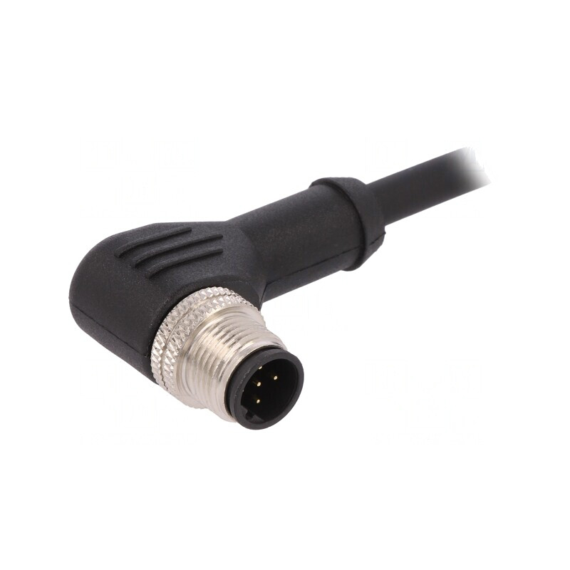 Mufă M12 5-PIN Tată Unghiular 1m IP67 | Electronic-mag.ro | Componente Electronice