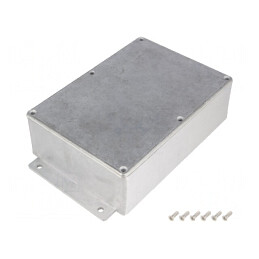 Carcasă Universală cu Lame de Fixare, 121mm x 171mm x 55mm, BS 27MF | Electronic-mag.ro | Componente Electronice