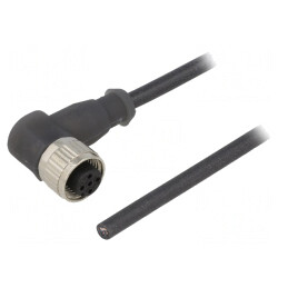 Mufă M12 4 pini mamă 2m IP67 | Electronic-mag.ro | Componente Electronice