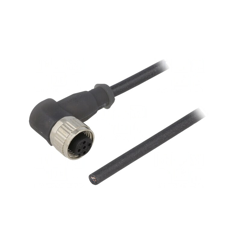 Mufă M12 4 pini mamă 2m IP67 | Electronic-mag.ro | Componente Electronice