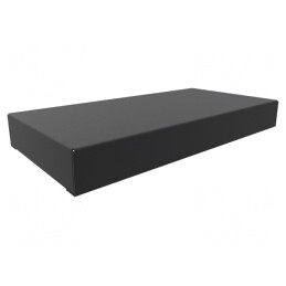 Carcasă Oțel Neagră 102x203x25mm | Electronic-mag.ro | Componente Electronice