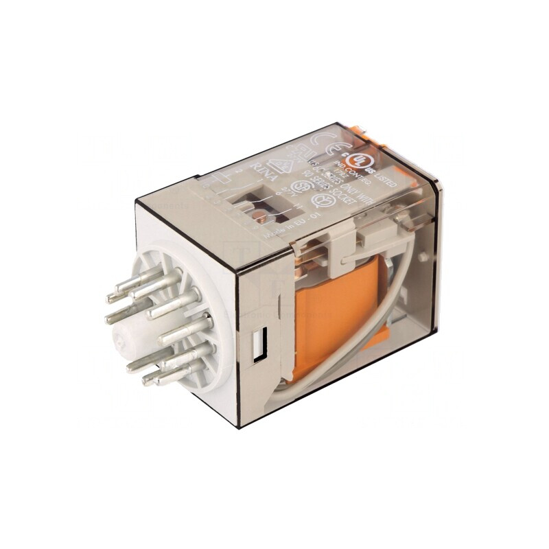 Releu Electromagnetic 3PDT 110VAC 10A | Electronic-mag.ro | Componente Electronice