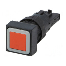 Comutator Apăsare 16mm Roșu 2 Poz. | Electronic-mag.ro | Componente Electronice