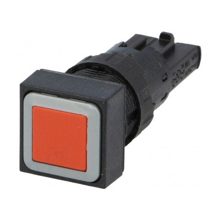 Comutator Apăsare 16mm Roșu 2 Poz. | Electronic-mag.ro | Componente Electronice