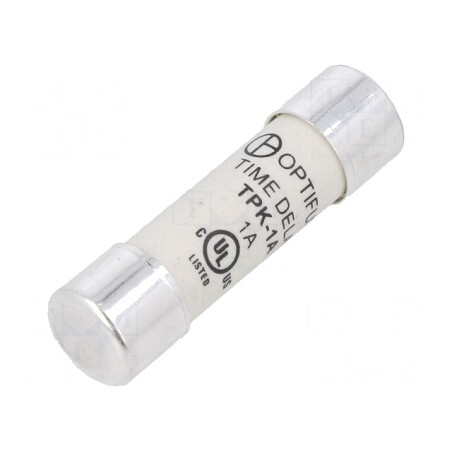 Siguranță întârziere 1A 500VAC 10.3x38mm | Electronic-mag.ro | Componente Electronice
