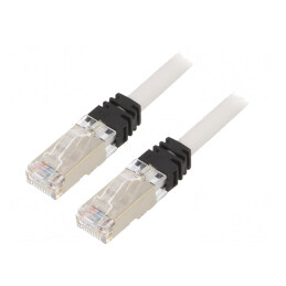 Patch Cord S/FTP TX6A 10Gig LSZH Gri 0.5m 26AWG