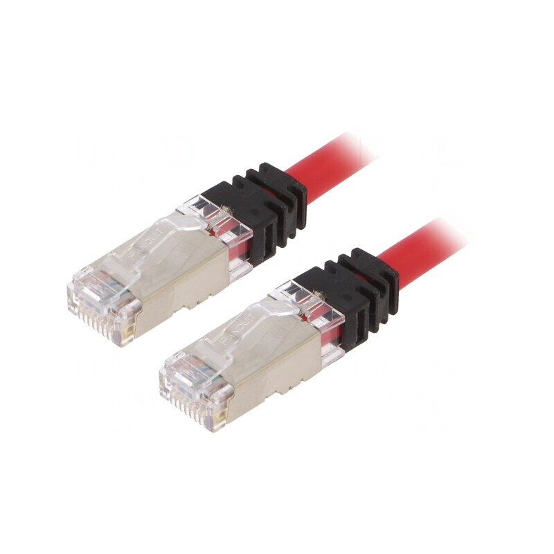 Patch cord S/FTP CAT6A 0.5m Roșu | Electronic-mag.ro | Componente Electronice Patch cord S/FTP CAT6A 0.5m Roșu | Electronic-mag.ro | Componente Electronice