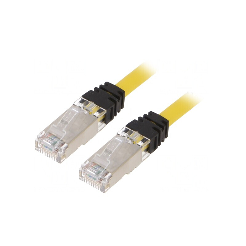 Patch cord S/FTP galben 0,5m TX6A 10Gig LSZH | Electronic-mag.ro | Componente Electronice Patch cord S/FTP galben 0,5m TX6A 10Gig LSZH | Electronic-mag.ro | Componente Electronice