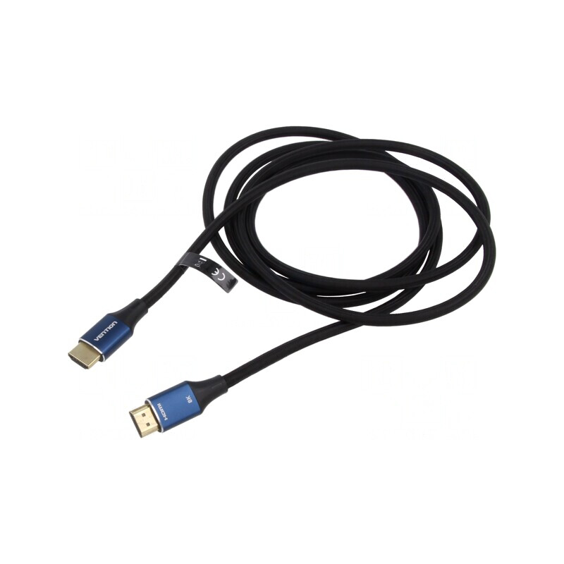 Cablu HDMI 2.1 Negru PVC Textil | Electronic-mag.ro | Componente Electronice
