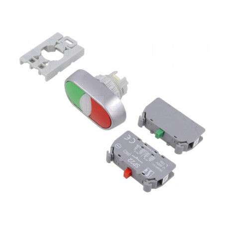 Comutator apăsare 22mm 1NC 1NO | Electronic-mag.ro | Componente Electronice