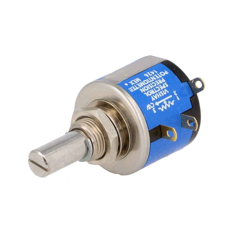 Potențiometru axial multitură 100Ω 2W ±5% 6,35mm 534 | Electronic-mag.ro | Componente Electronice
