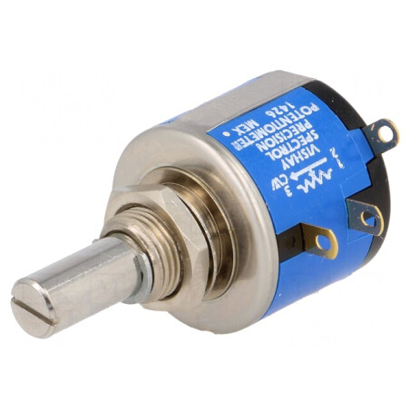 Potențiometru axial multitură 100Ω 2W ±5% 6,35mm 534 | Electronic-mag.ro | Componente Electronice