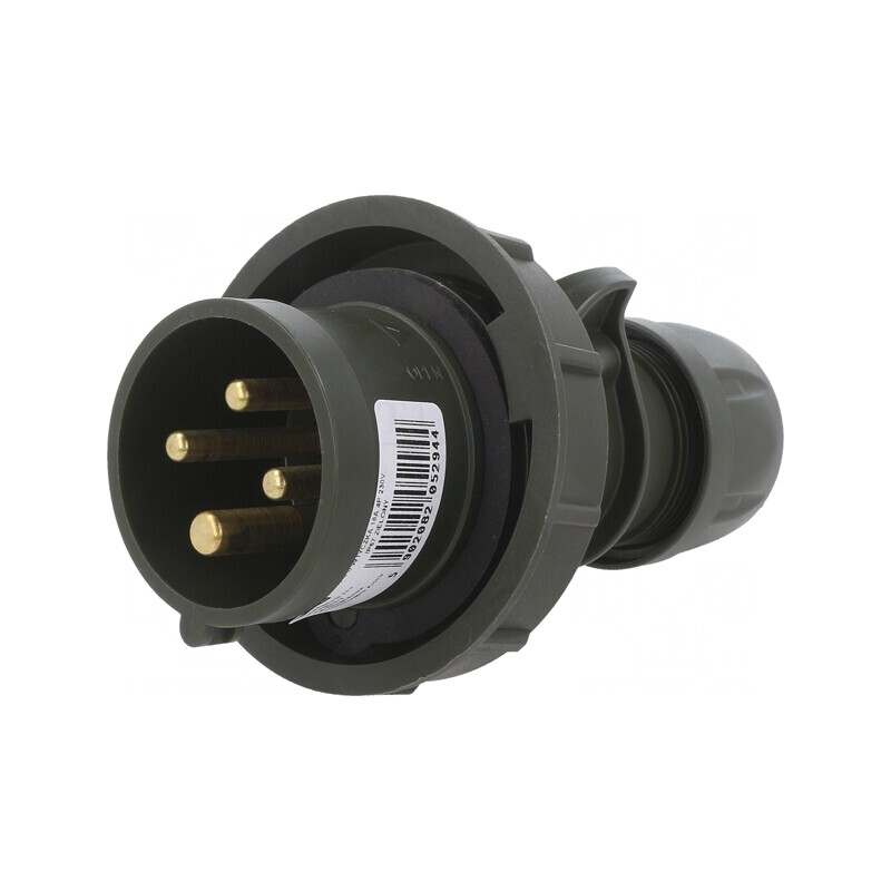 Conector alimentare trifazat 16A 400VAC IP67 | Electronic-mag.ro | Componente Electronice