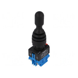 Joystick 22mm 2 NO Negru fără IP67 | Electronic-mag.ro | Componente Electronice
