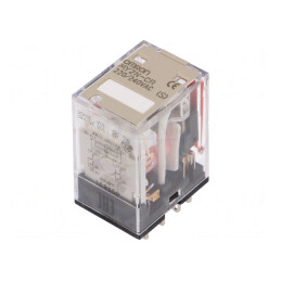 Releu Electromagnetic DPDT 230VAC 10A | Electronic-mag.ro | Componente Electronice