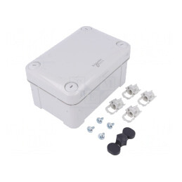 Carcasă universală policarbonat gri 93x138x72 mm | Electronic-mag.ro | Componente Electronice