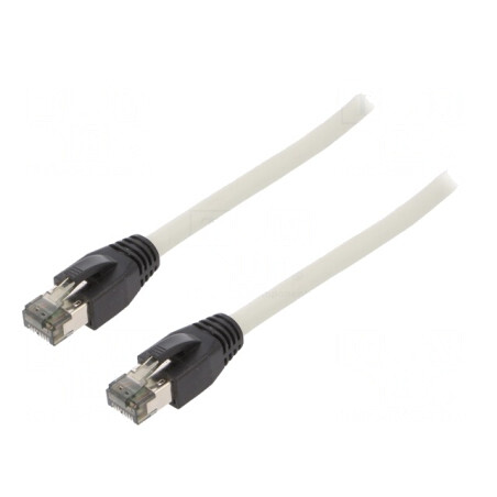 Patch cord S/FTP Cat 8.1 LSZH Gri 10m | Electronic-mag.ro | Componente Electronice