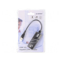 Adaptor USB la Ethernet Rapid 3.0 10/100/1000 Mbps PnP | Electronic-mag.ro | Componente Electronice