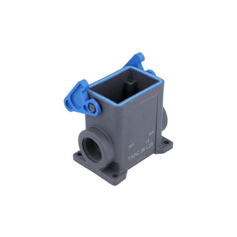 Carcasă conectori HDC HYGIENIC T-Type IP69 M25 TAPC 06 L25 | Electronic-mag.ro | Componente Electronice