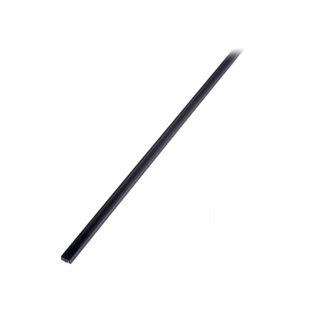 Radiator extrudat cu aripioare negru pentru SOT32, TO126, TO220 | Electronic-mag.ro | Componente Electronice