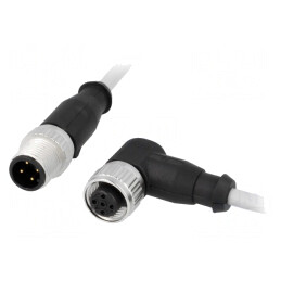 Cablu Senzori Automatizări M12-M12 1m | Electronic-mag.ro | Componente Electronice