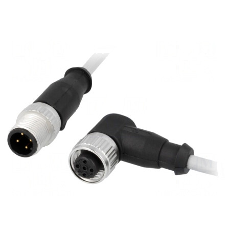 Cablu Senzori Automatizări M12-M12 1m | Electronic-mag.ro | Componente Electronice