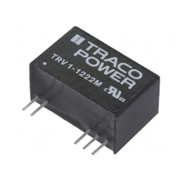 Convertor DC/DC 1W 12V/-12V 9.6-14.4V | Electronic-mag.ro | Componente Electronice