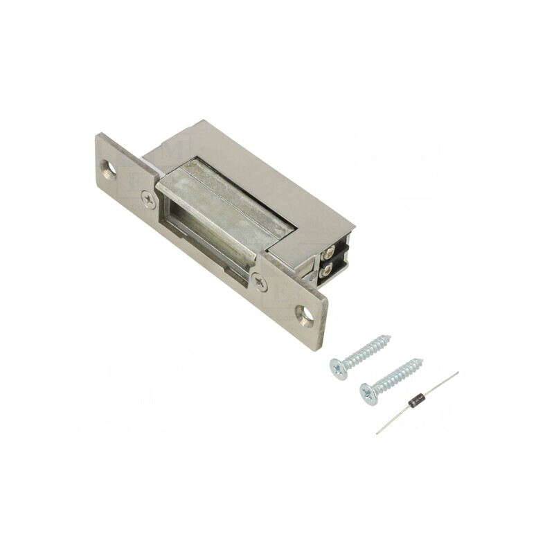 Yală electromagnetică reversibilă 12VDC cu placă de montare | Electronic-mag.ro | Componente Electronice