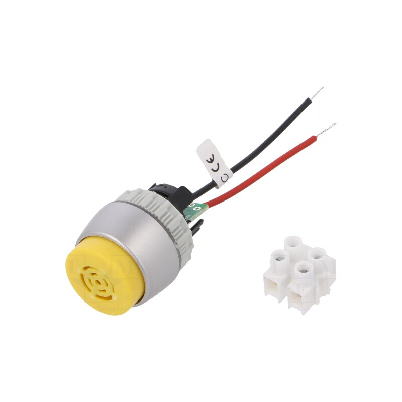 Semnalizator Acustic 22mm 24V IP20 | Electronic-mag.ro | Componente Electronice