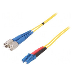 Patch Cord Fibră Optică FC/UPC la LC/UPC 5m