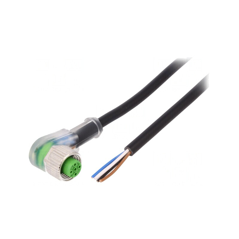 Cablu de Conectare M12 PIN 4 Unghi 3m 4A | Electronic-mag.ro | Componente Electronice