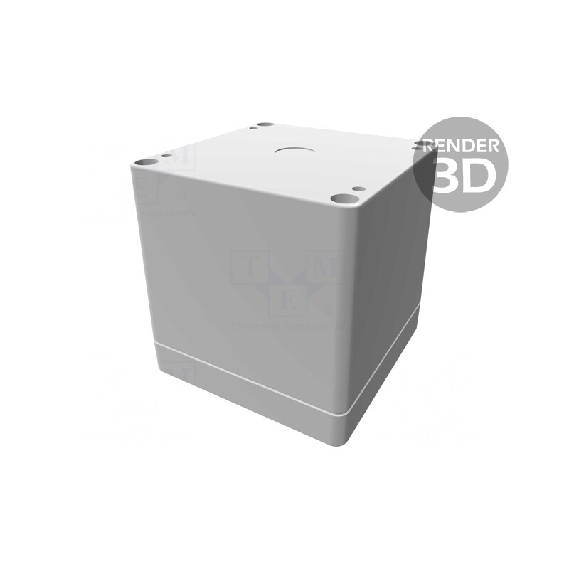 Carcasă Universală Policarbonat 90mm x 90mm x 90mm | Electronic-mag.ro | Componente Electronice