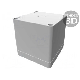 Carcasă Universală Policarbonat 90mm x 90mm x 90mm | Electronic-mag.ro | Componente Electronice