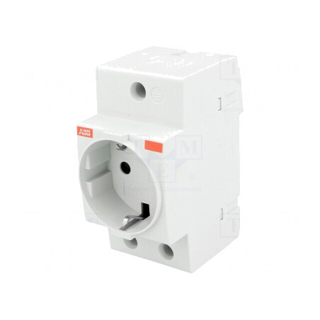 Soclu Tip F 250VAC 16A pentru Șină DIN | Electronic-mag.ro | Componente Electronice