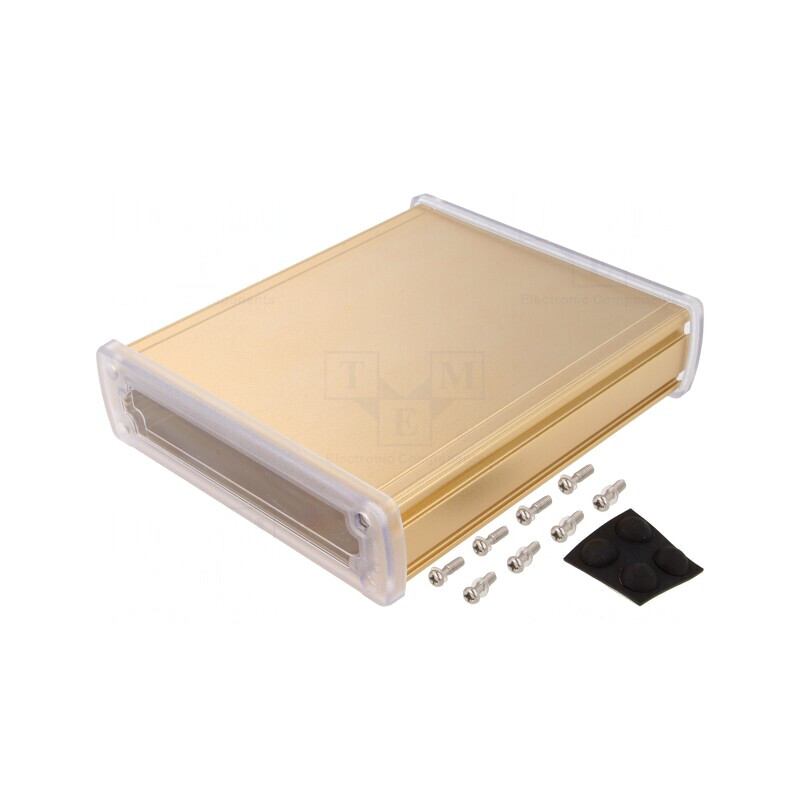 Carcasă Universală Aluminiu Aurit 147x169x42mm | Electronic-mag.ro | Componente Electronice Carcasă Universală Aluminiu Aurit 147x169x42mm | Electronic-mag.ro | Componente Electronice