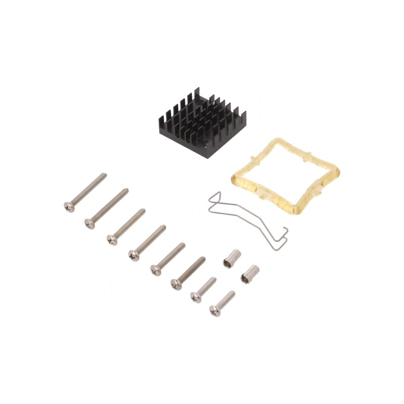 Radiator extrudat cu aripioare negru 29x29x9.5mm | Electronic-mag.ro | Componente Electronice Radiator extrudat cu aripioare negru 29x29x9.5mm | Electronic-mag.ro | Componente Electronice